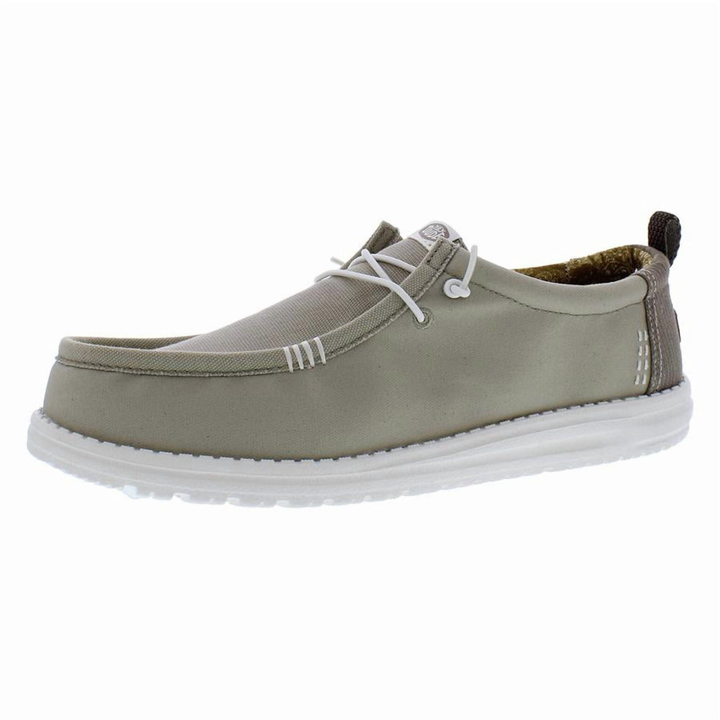 Hey Dude Wally Hickory Denim Mens Shoes Size 13, Color: Taupe