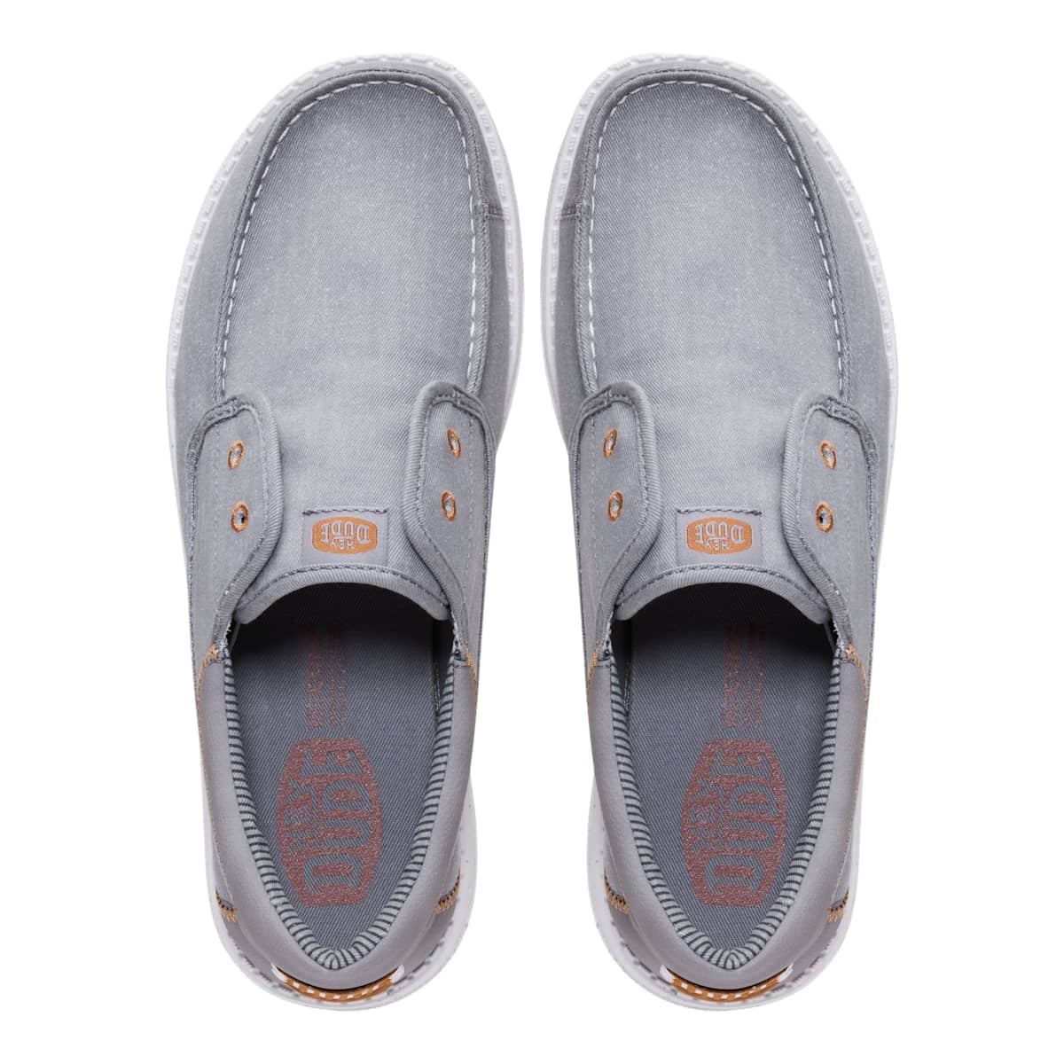 HEYDUDE Men Wally Cru Stretch Canvas, Ensign Blue, 10