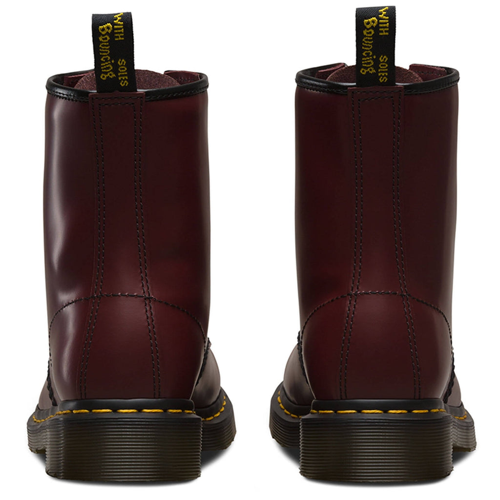 Dr. Martens 1460 8 Eye Boot Unisex Shoes Size 8, Color: Cherry Red Smooth
