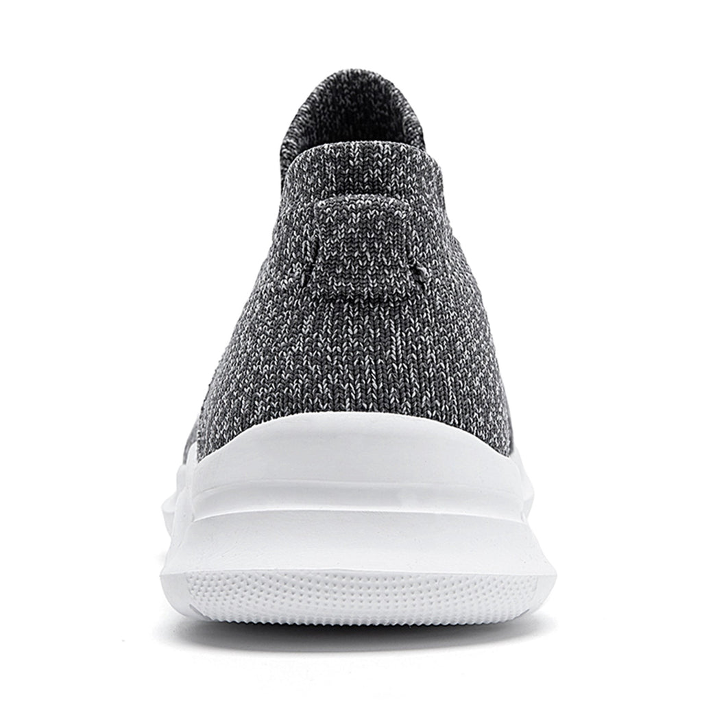 Yindaity Mens Sneakers Works Men’s Knit Slip-On Sneakers Grey,10