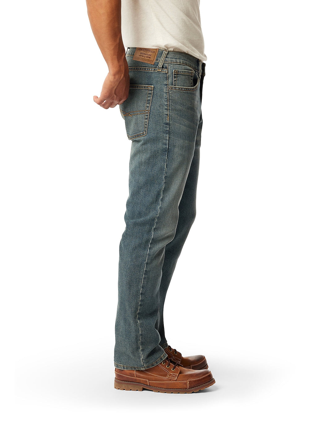 Levi Strauss Signature Men's Straight Fit Jeans