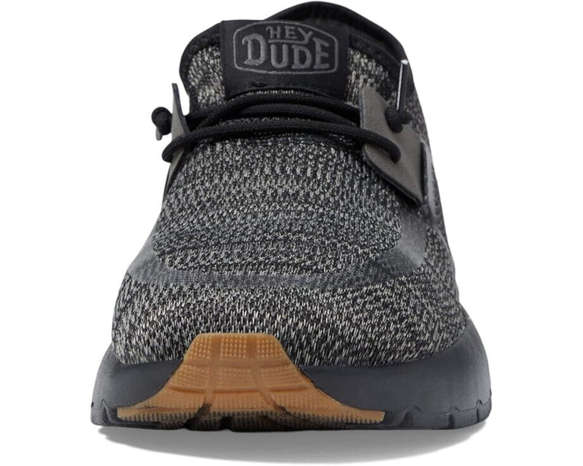Mens Hey Dude Sirocco Black Night Tennis Shoe