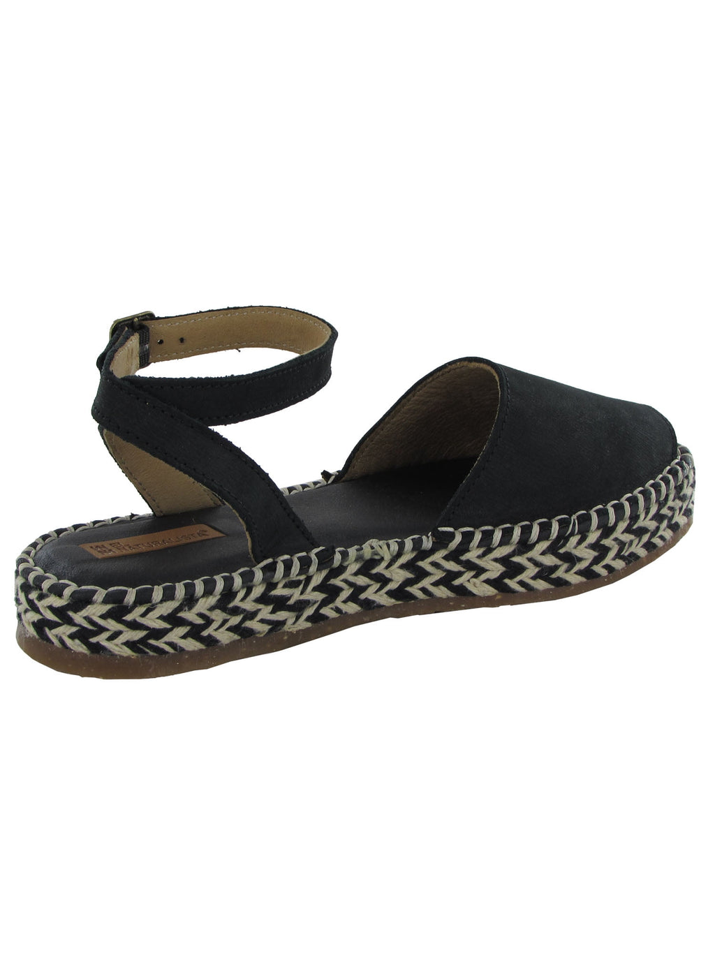 El Naturalista Womens Marine 5343 Espadrille Sandal Shoes, Black, EU 39 / US 8.5
