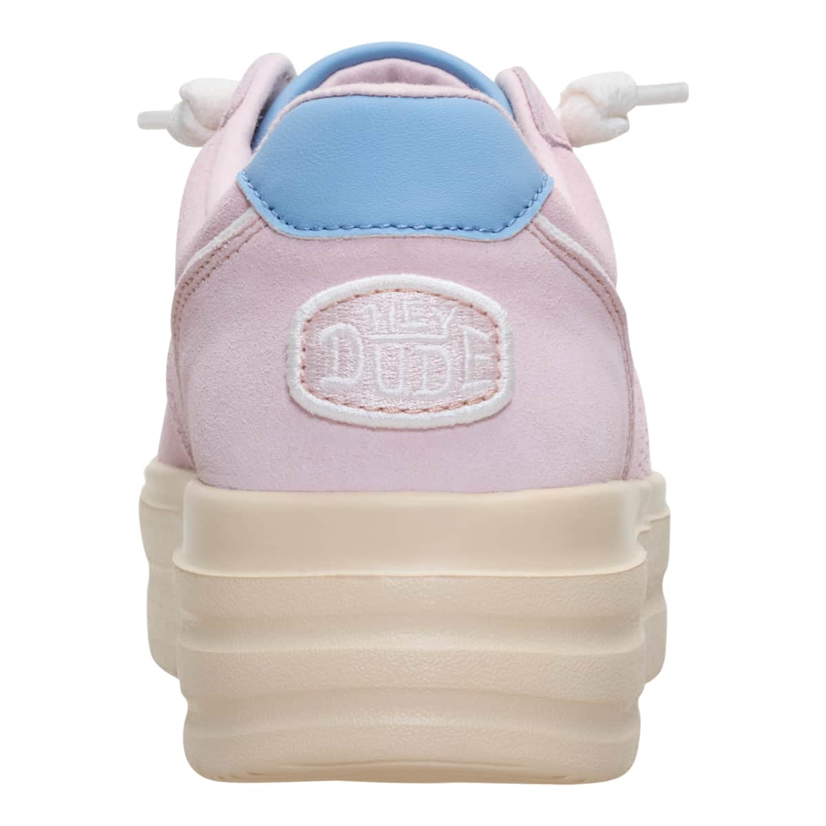 HEYDUDE Women Karina DBL Duo Suede, Pale Lilac/Multi, 9