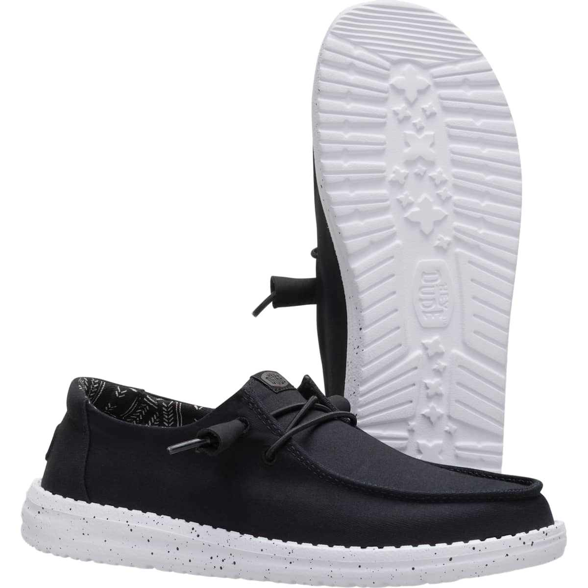 HEYDUDE Women Wendy Stretch Canvas, White, 12