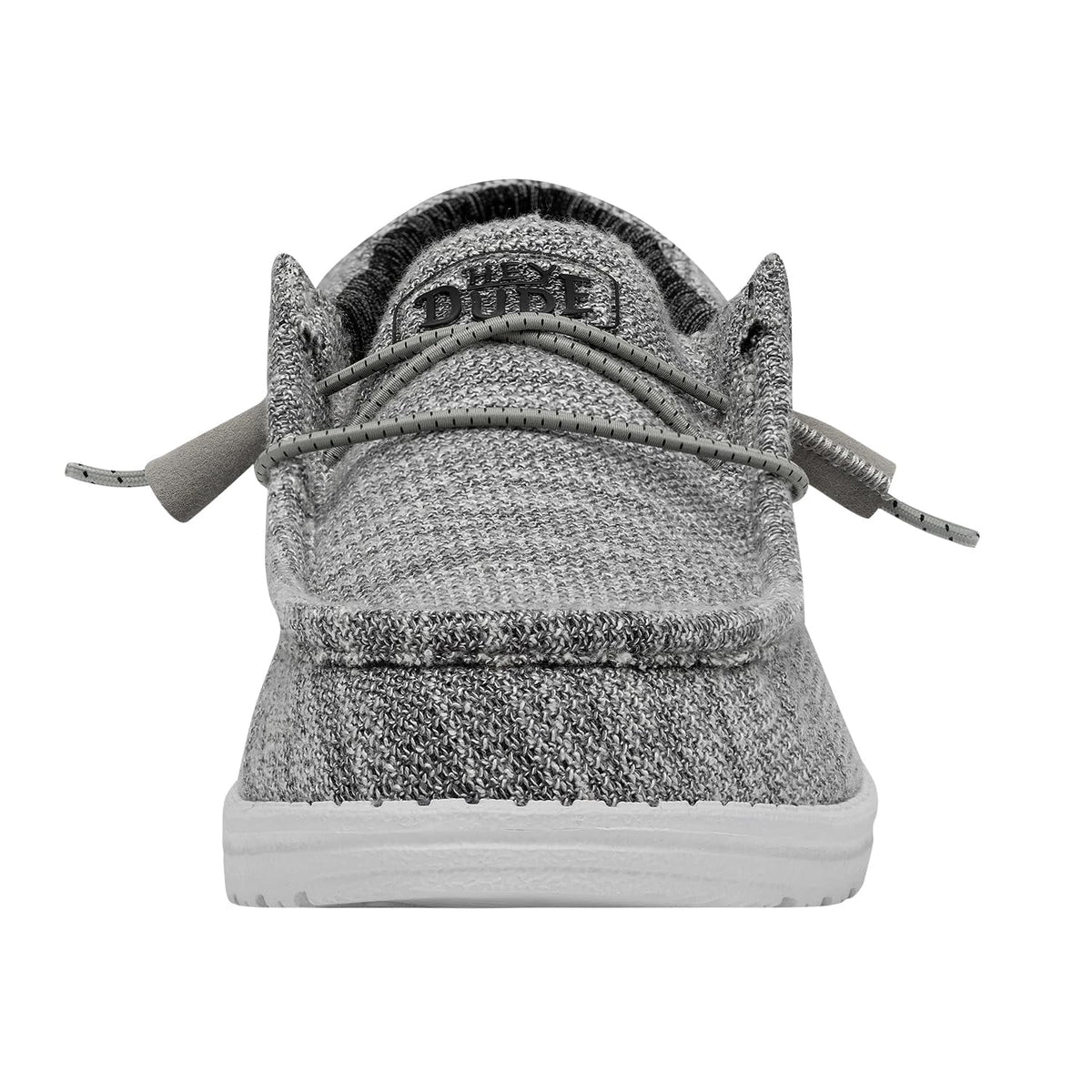 Hey Dude Men's Wally Stretch Mix Granite Size 12