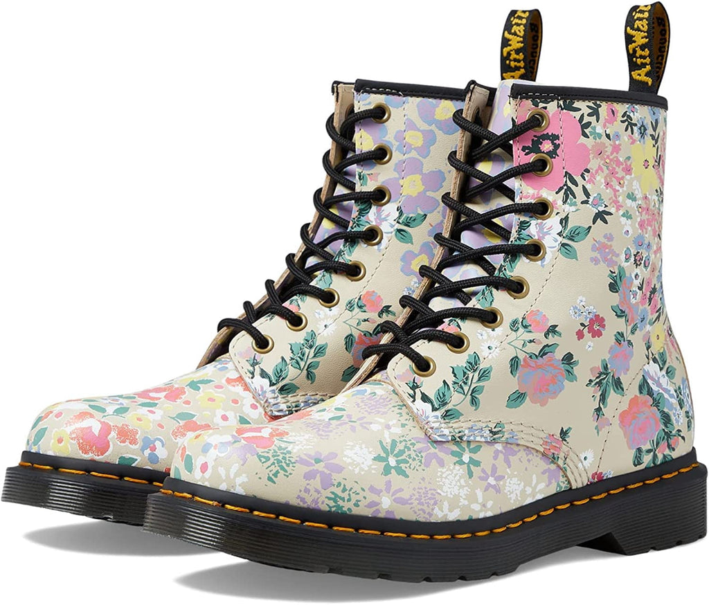 DR. MARTENS 1460 Floral Mash Up Backhand Boots
