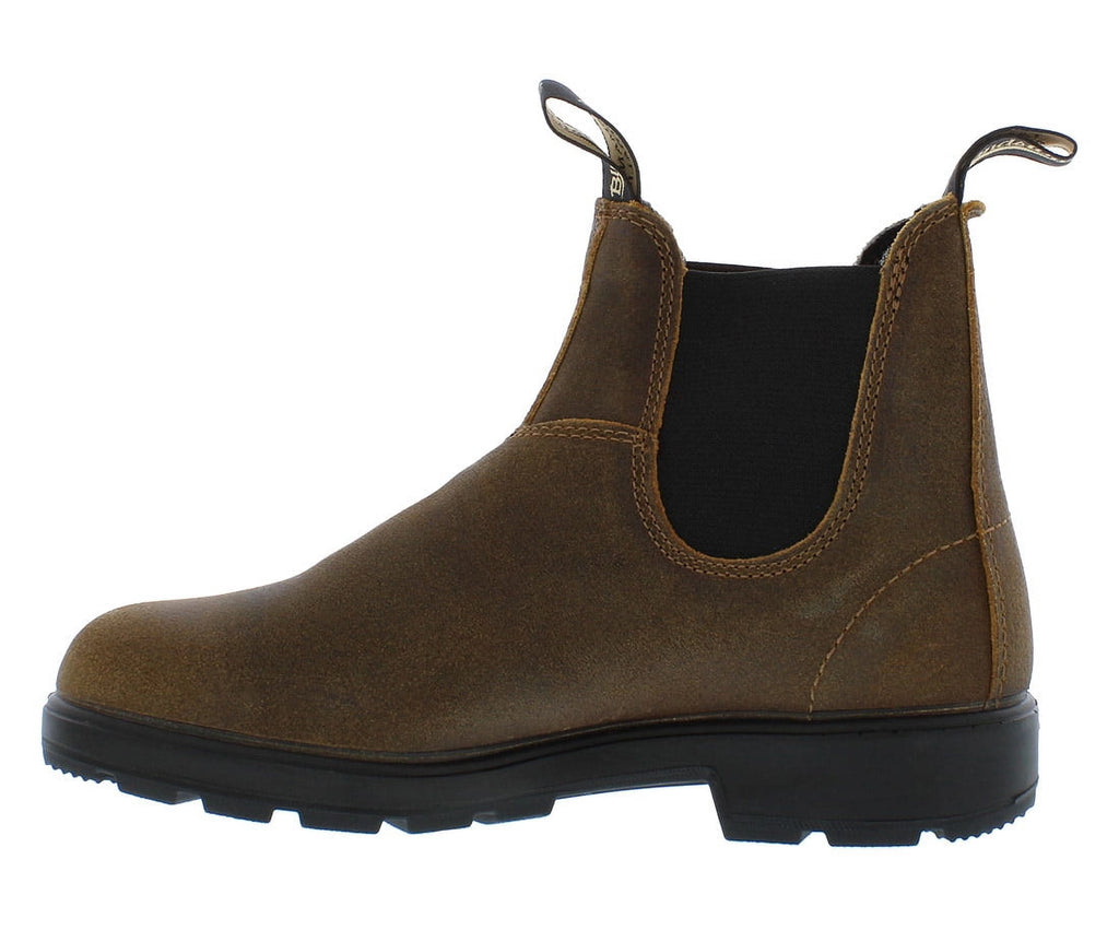 Blundstone 1911 Elastic Sided Suede Boot Unisex Shoes Size 10.5, Color: Tobacco