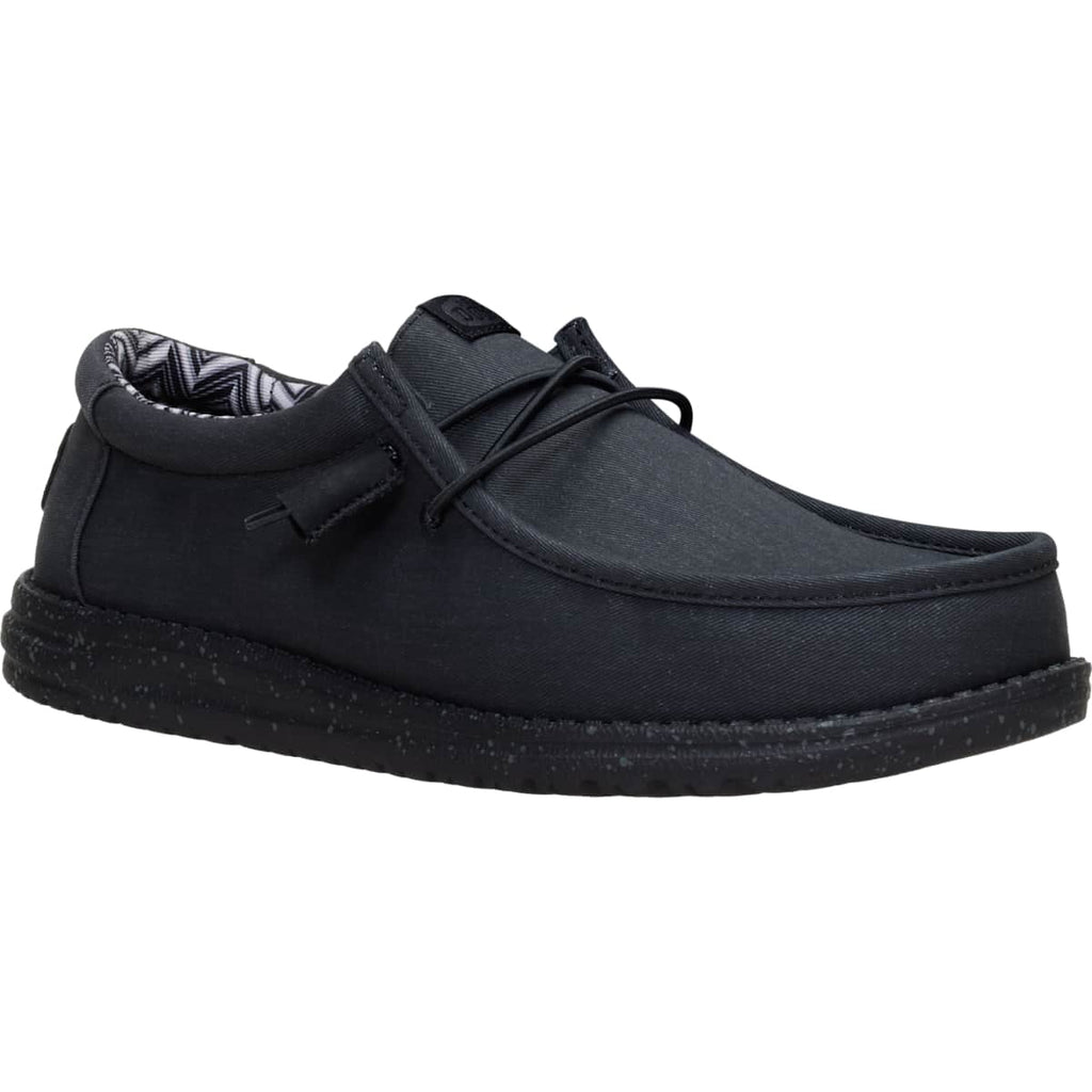 HEYDUDE Men Wally Stretch Canvas, Light Grey, 8