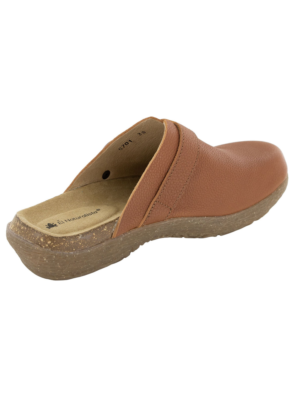 El Naturalista Womens Wakatiwai N5701 Leather Clog Shoes, Toffee, EU 41 / US 10
