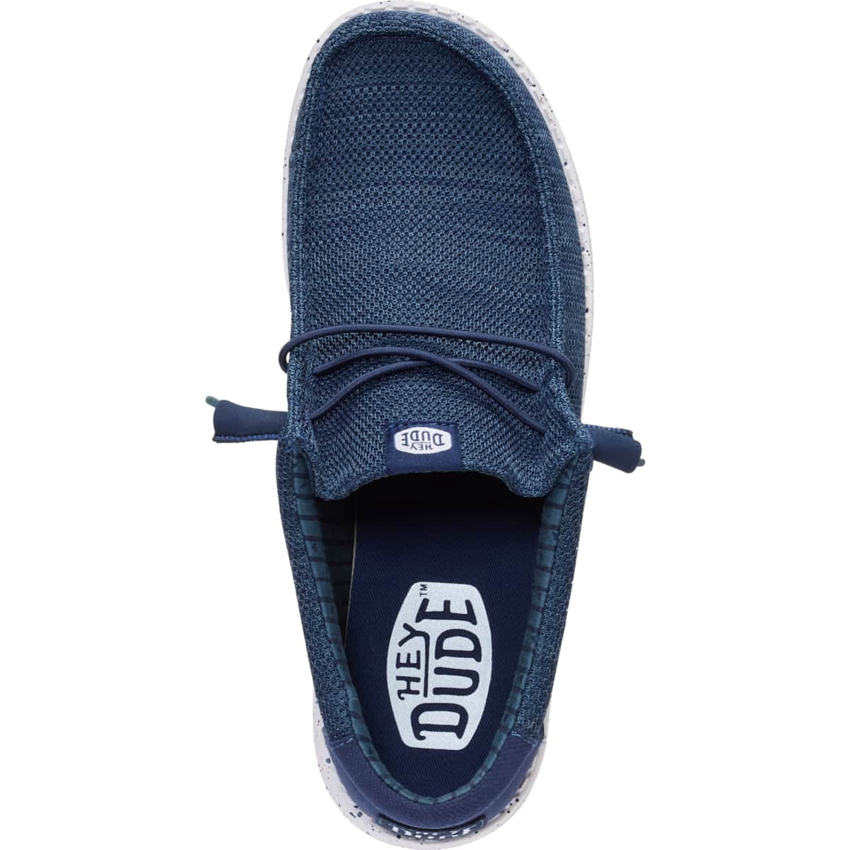 HEYDUDE Men Wally Stretch Sox Wide, Gray, 12