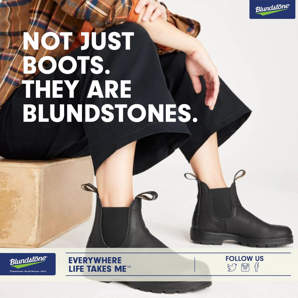 Blundstone 587 Unisex Classic Series Chelsea Boot for Men and Women with Shock Absorption and Premium Water Resistant Leather, Rustic Black, 8 US Men / 10 US Women / 7 AU - AUTHORIZED DEALER