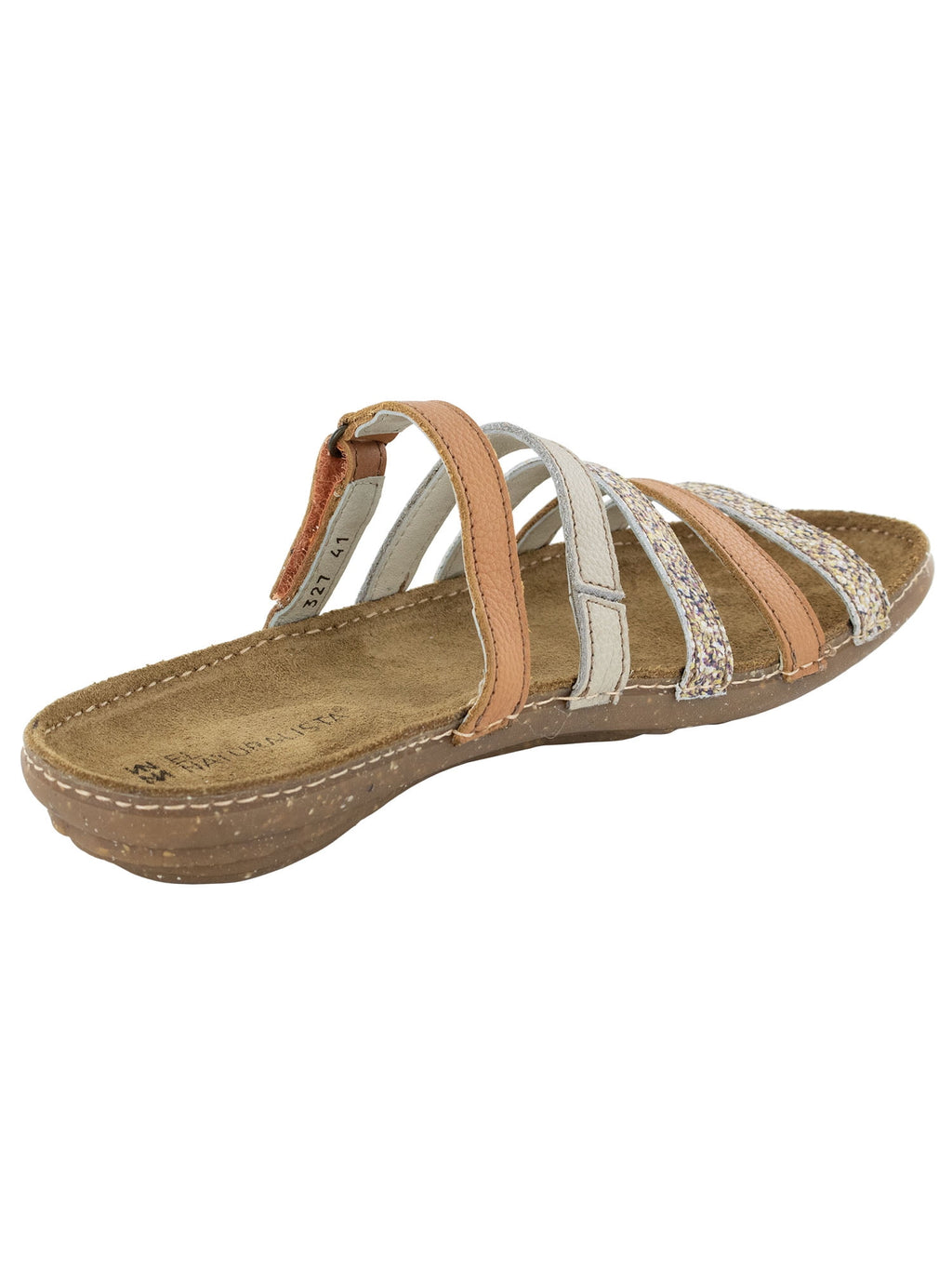El Naturalista Womens Torcal N327 Slide Sandal Shoes, Black Mixed, EU 39 / US 8.5