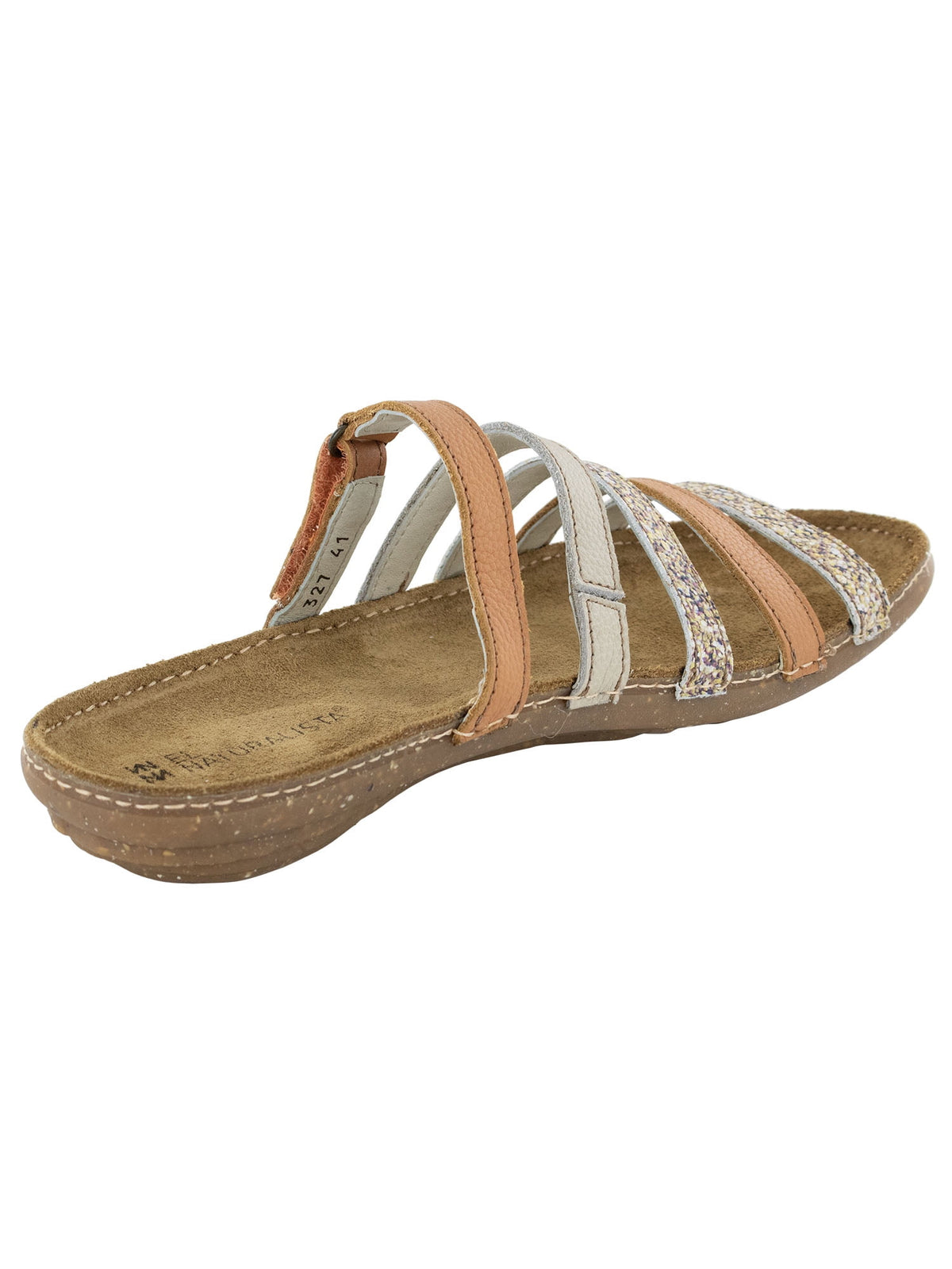El Naturalista Womens Torcal N327 Slide Sandal Shoes, Black Mixed, EU 39 / US 8.5