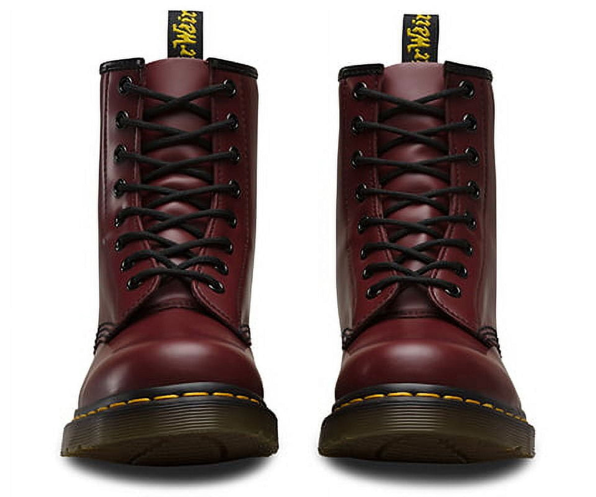 Dr. Martens Unisex 1460Z DMC 8 Lace Up Cherry Red Smooth Leather Boots Shoes Doc