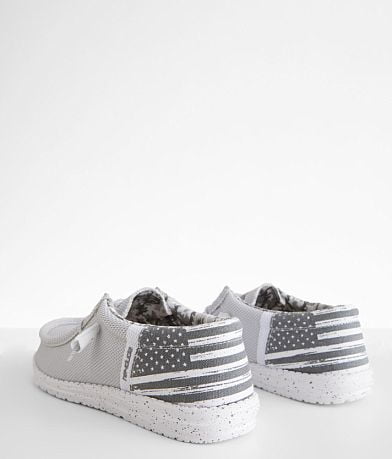 Hey Dude Wally Funk Break Anthem Patriotic Shoes