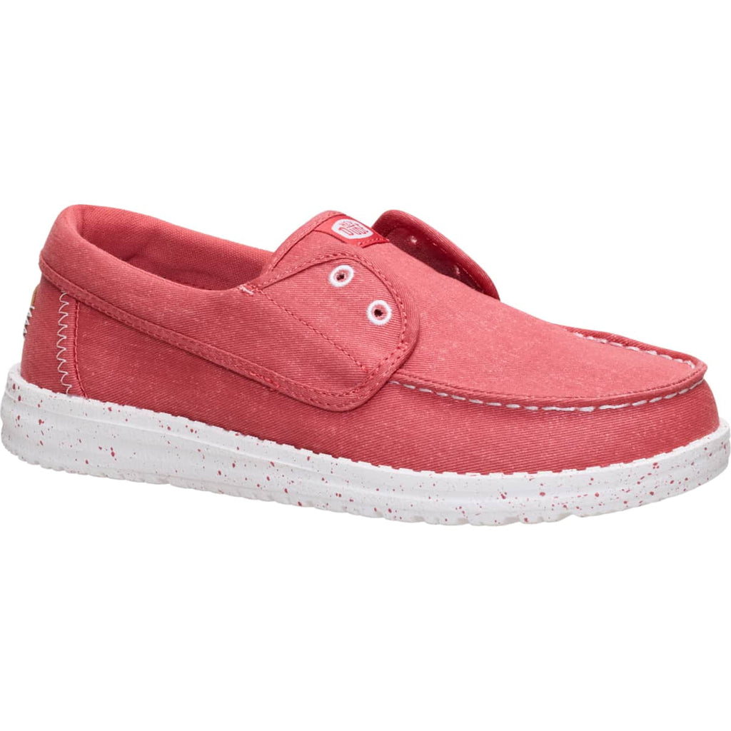 HEYDUDE Women Wendy Cru Gingham, Skyway Blue/Multi, 9