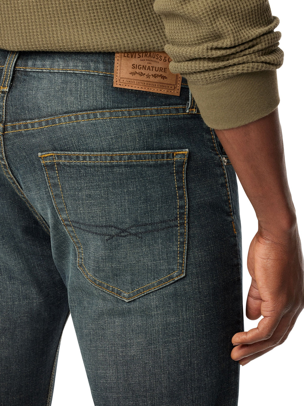 Levi Strauss Signature Men's and Big and Tall Bootcut Jeans