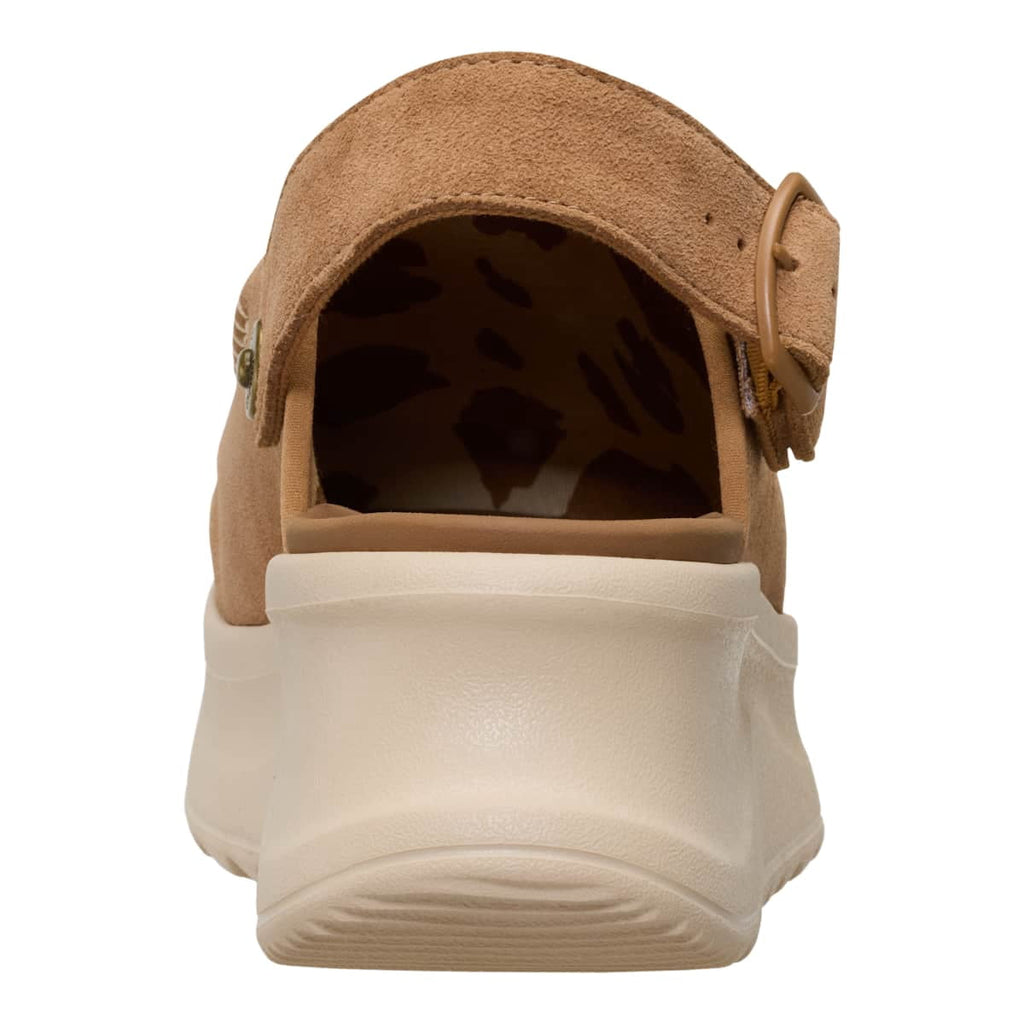 HEYDUDE Delray Clog Suede, Tan, 6
