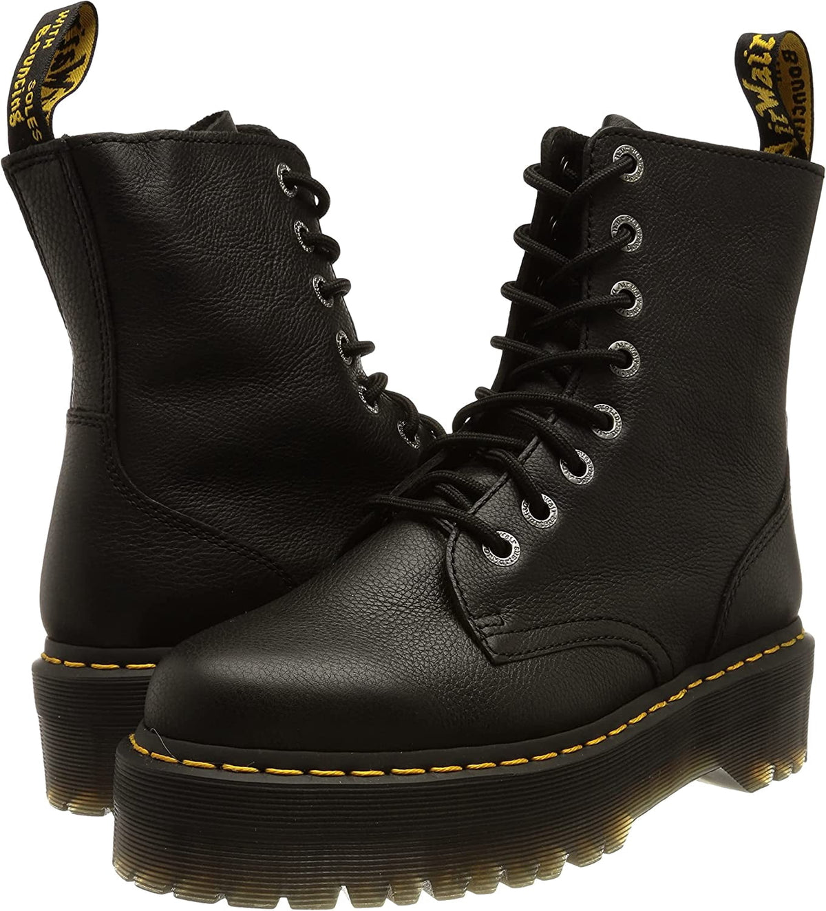 Dr. Martens, Unisex, Jadon III, Black, Pisa 9 Women/8 Men