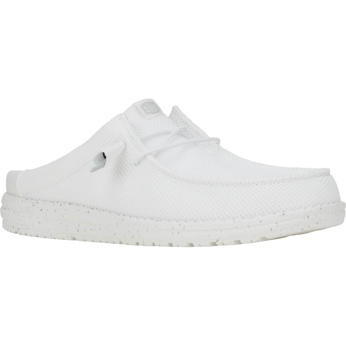 HEYDUDE Men Wally Slip Stretch Sox, White, 12
