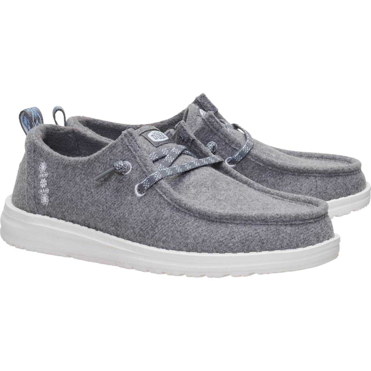 HEYDUDE Wendy Cozy Wool, Dark Charcoal/Black, 10