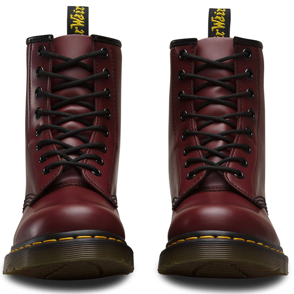 Dr. Martens 1460 8 Eye Boot Unisex Shoes Size 8, Color: Cherry Red Smooth