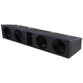 8 in. 4 Hole Ported Woofer Blox for 2009-2020 Ford F150 Supercrew & 2017-2020 F250, 350 Super Duty