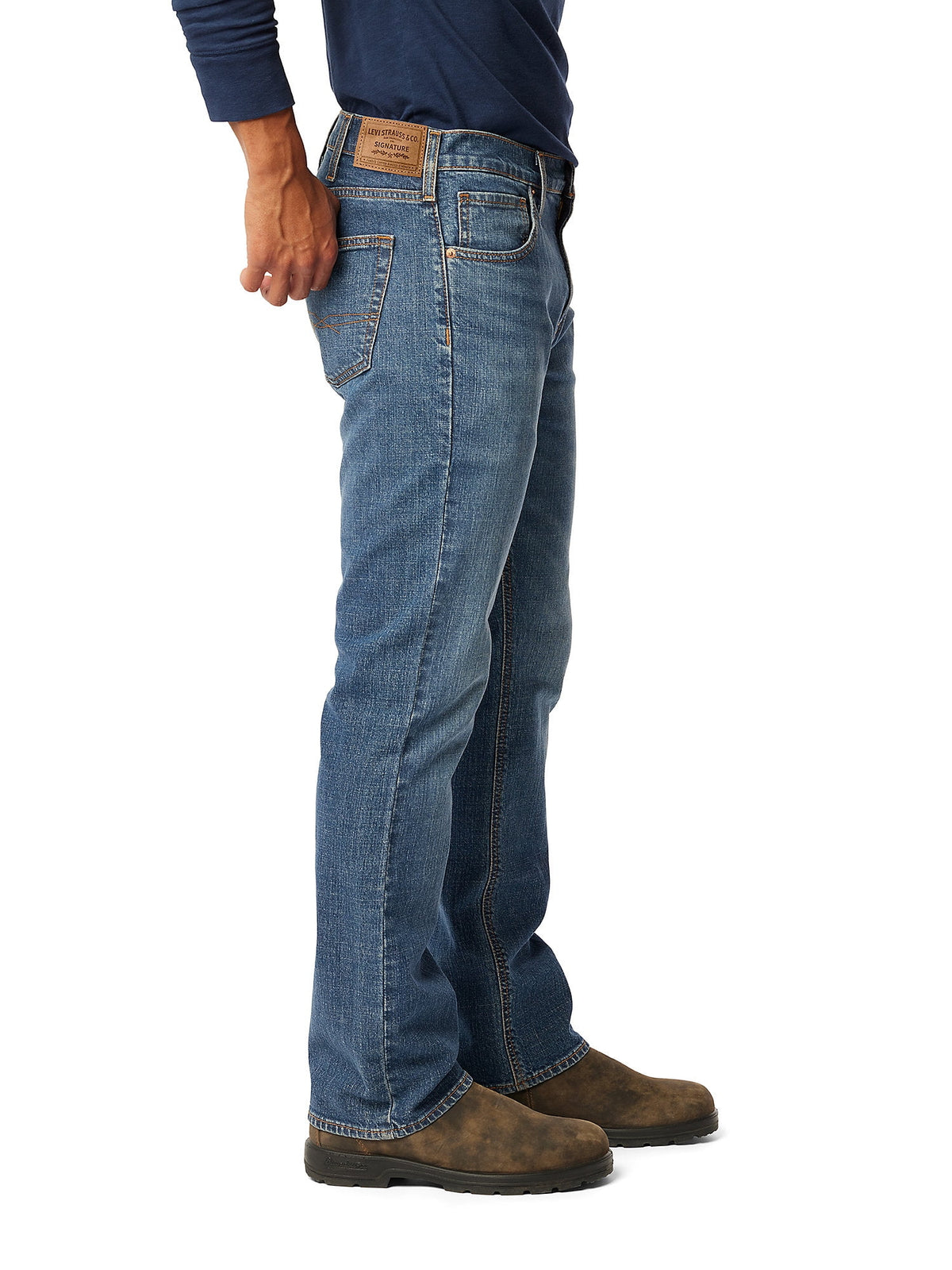 Levi Strauss Signature Men's and Big and Tall Bootcut Jeans