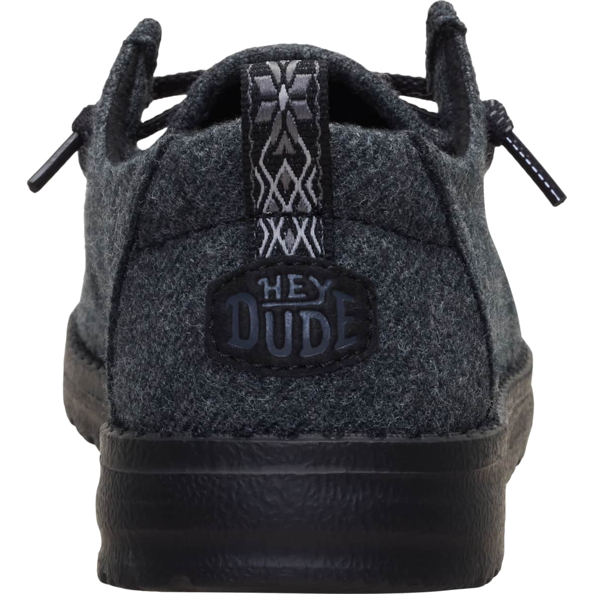 HEYDUDE Wendy Cozy Wool, Dark Charcoal/Black, 10