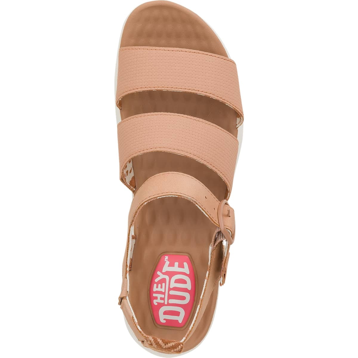 HEYDUDE Women Delray Buckle Classic, Tan, 6