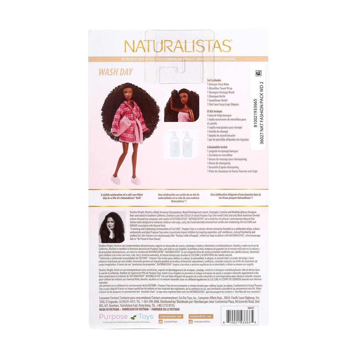 Naturalistas Fashion Pack Wash Day Dolls Accessory Set