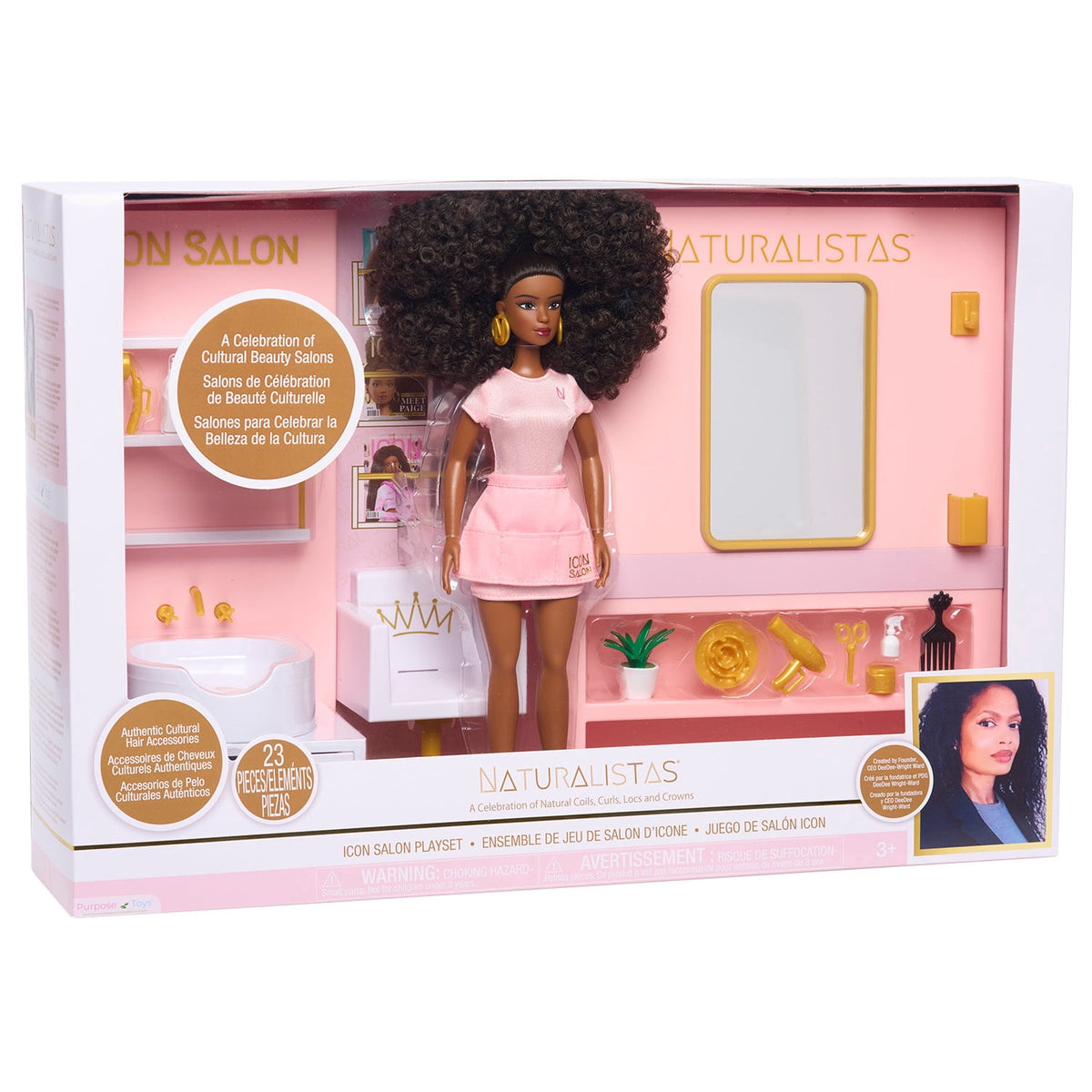 Naturalistas Dayna Icon Salon Playset
