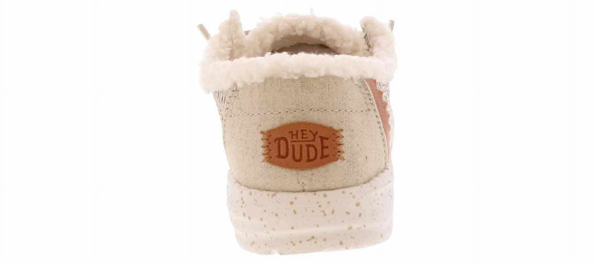 Heydude Wendy Warmth Lined Youth Kids' (11-6) Casual Shoe | 40883-106 Beige