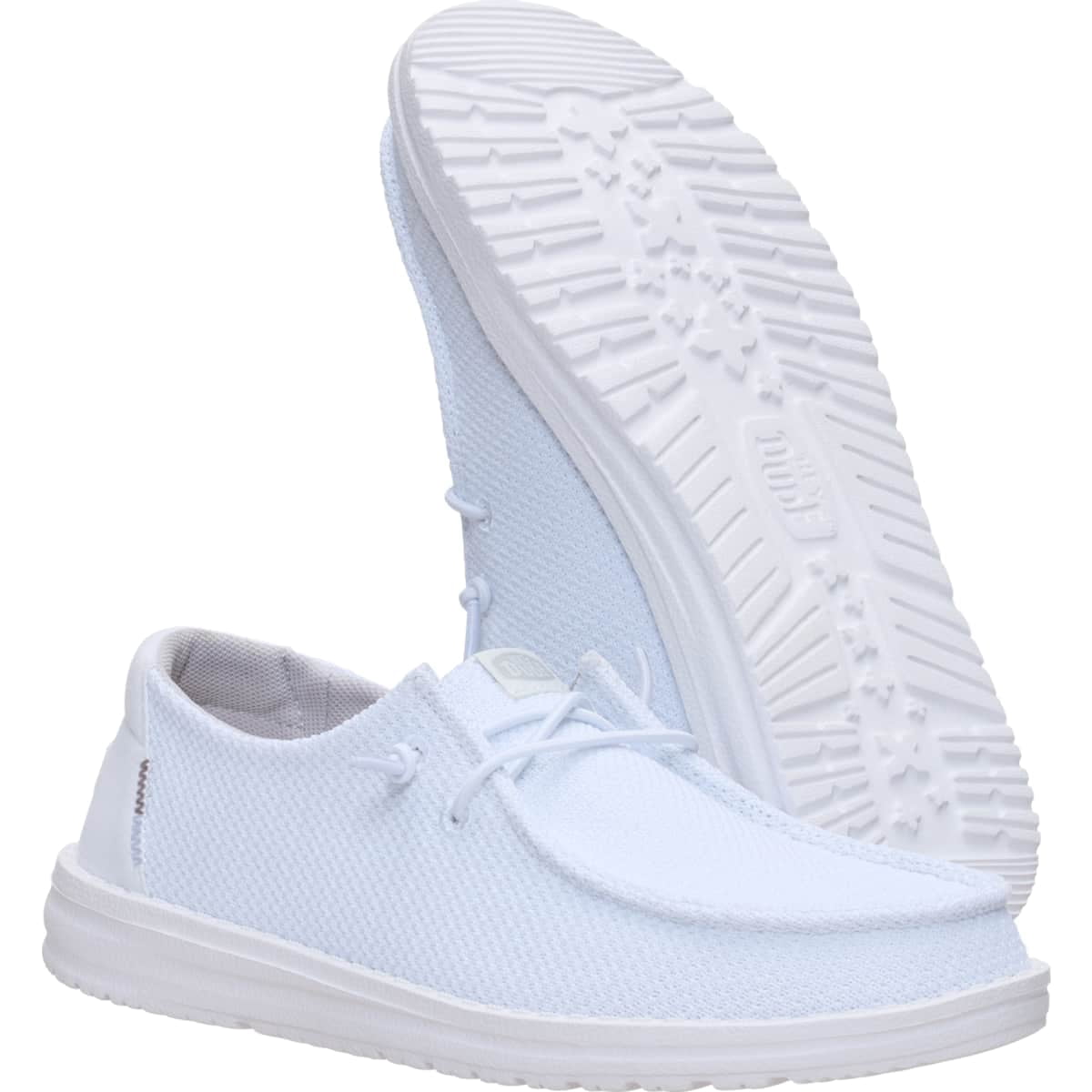 HEYDUDE Women Wendy Mesh White, White