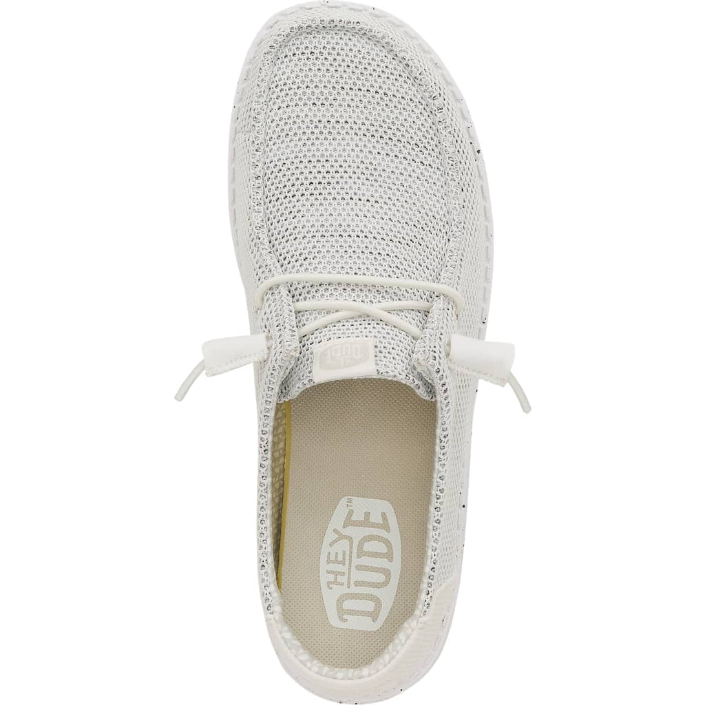 HEYDUDE Wendy Stretch Sox Wide, Light Grey, 8
