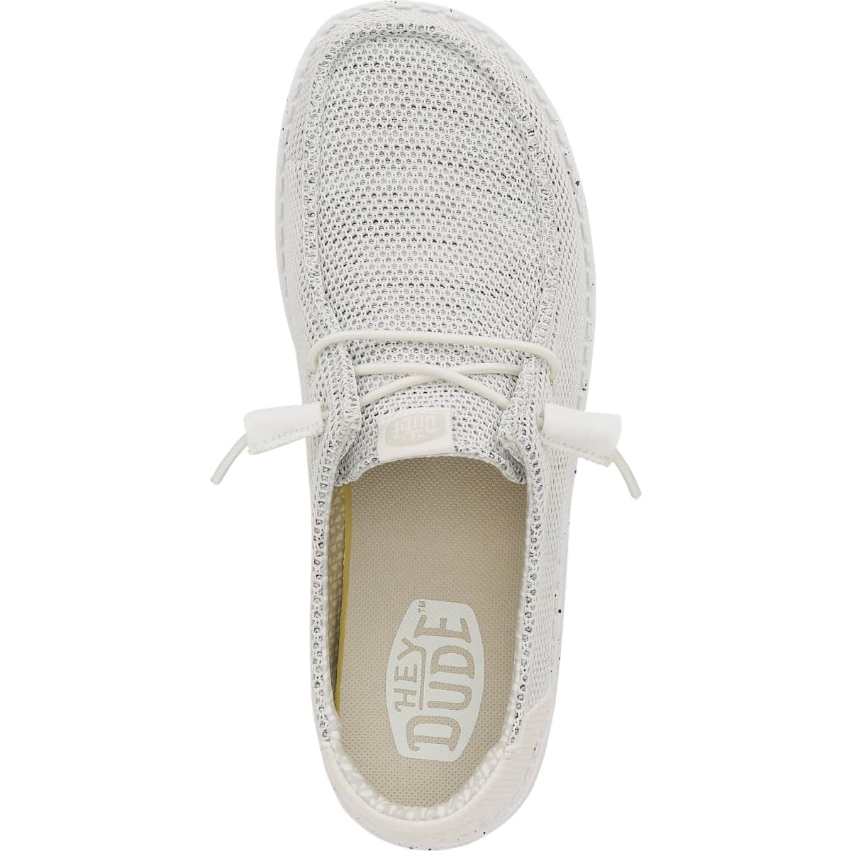 HEYDUDE Wendy Stretch Sox Wide, Light Grey, 8