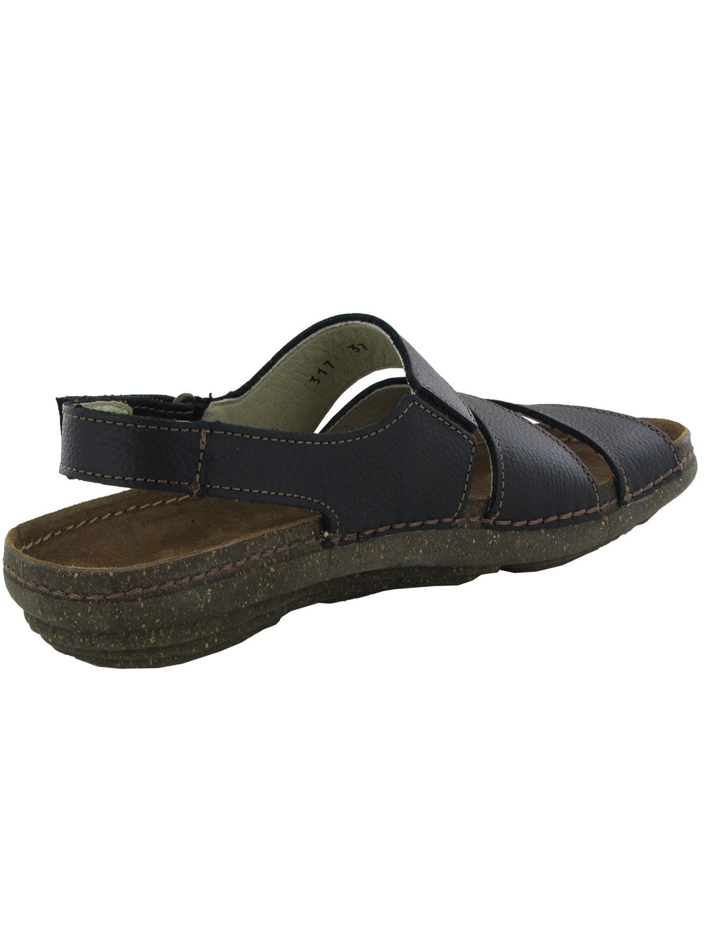 El Naturalista Womens Torcal N317 Sandal Shoes, Wood Mixed, EU 39 / US 8.5