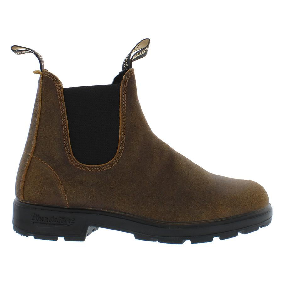 Blundstone Waxed Suede Chelsea Boots, Brown