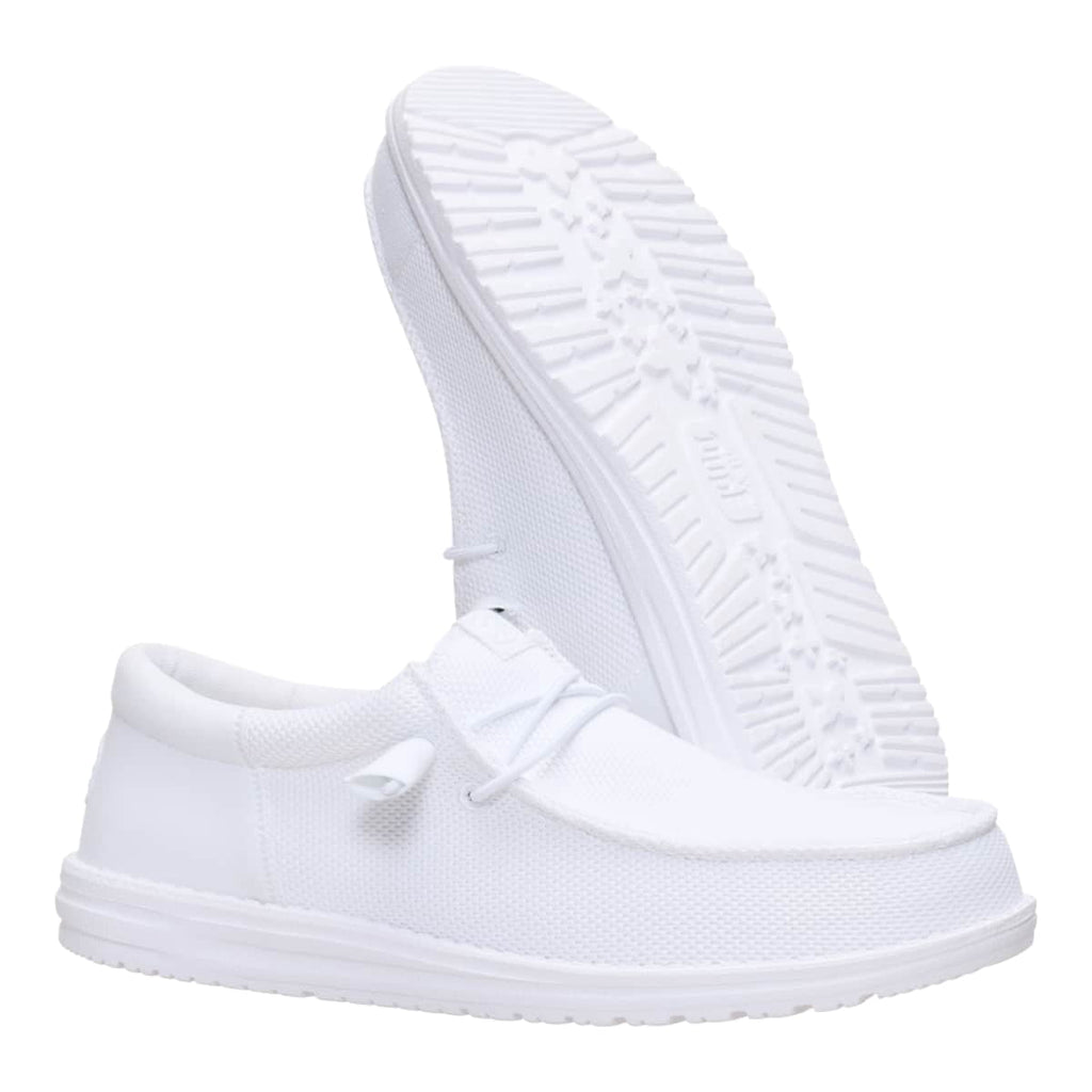 HEYDUDE Men Wally Funk Mono, White, 4