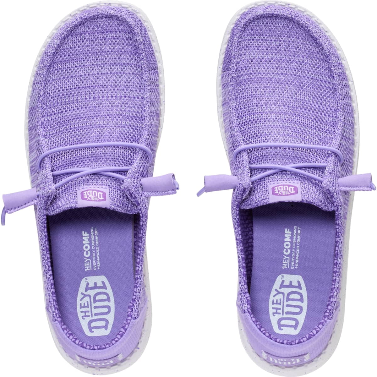 HEYDUDE Wendy Stretch Sox, Purple, 9