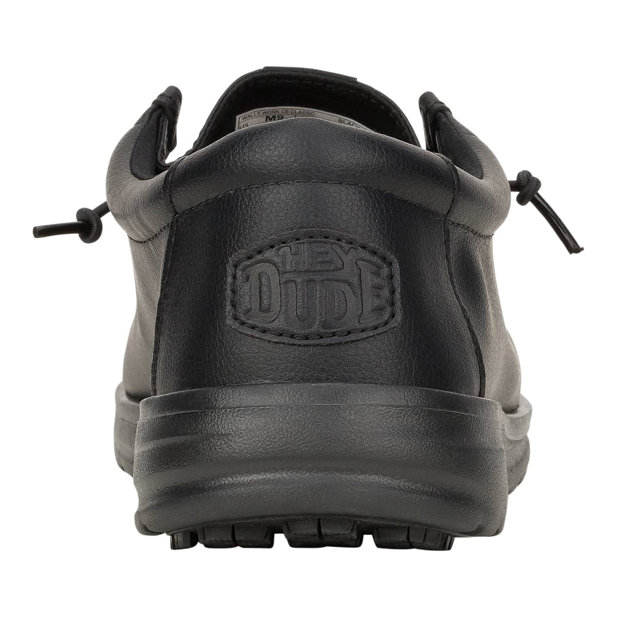 HEYDUDE Men Wally Work CE Slip Resistant, Black Mesh, 13