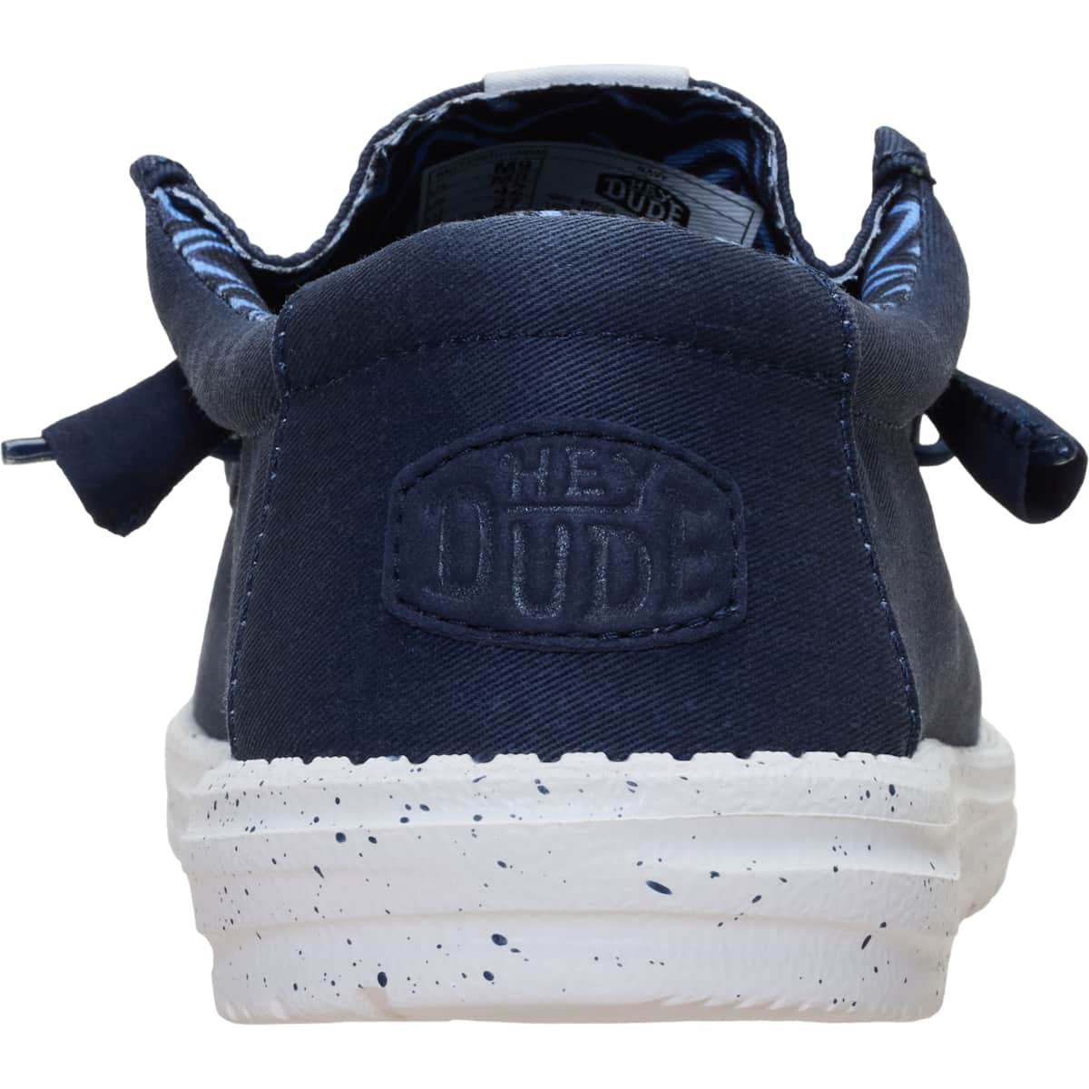 HEYDUDE Men Wally Stretch Canvas, Navy, 7