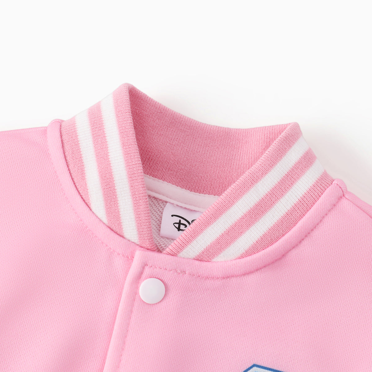 Disney Girls Bomber Jacket Minnie Mouse Colorblock Varsity Lightweight Sweatshirts Gift Fall Spring Sizes 3-10