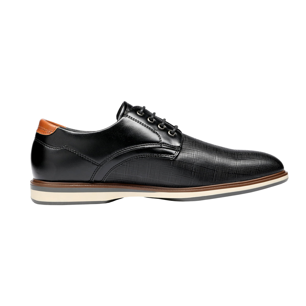 Bruno Marc Mens Casual Shoes Round Toe Classic Lace-up Oxford Shoes Dress Shoes LG19009M BROWN Size 8.5