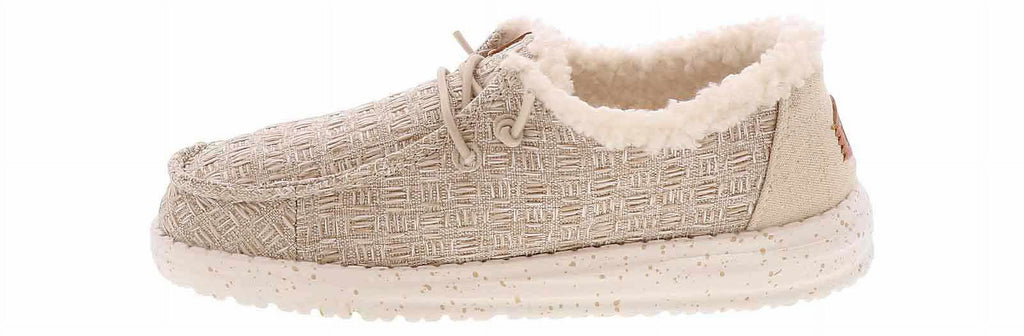 Heydude Wendy Warmth Lined Youth Kids' (11-6) Casual Shoe | 40883-106 Beige