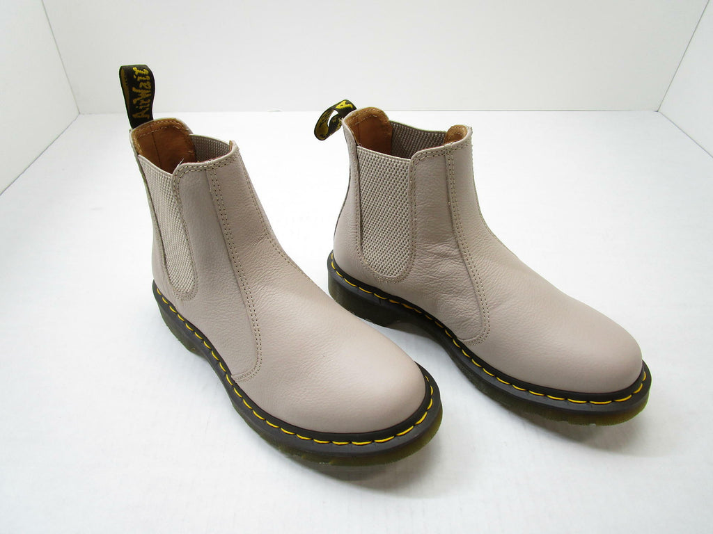 Dr. Martens Women's 2976 Virginia Chelsea Boot, Vintage Taupe, Size - US 8