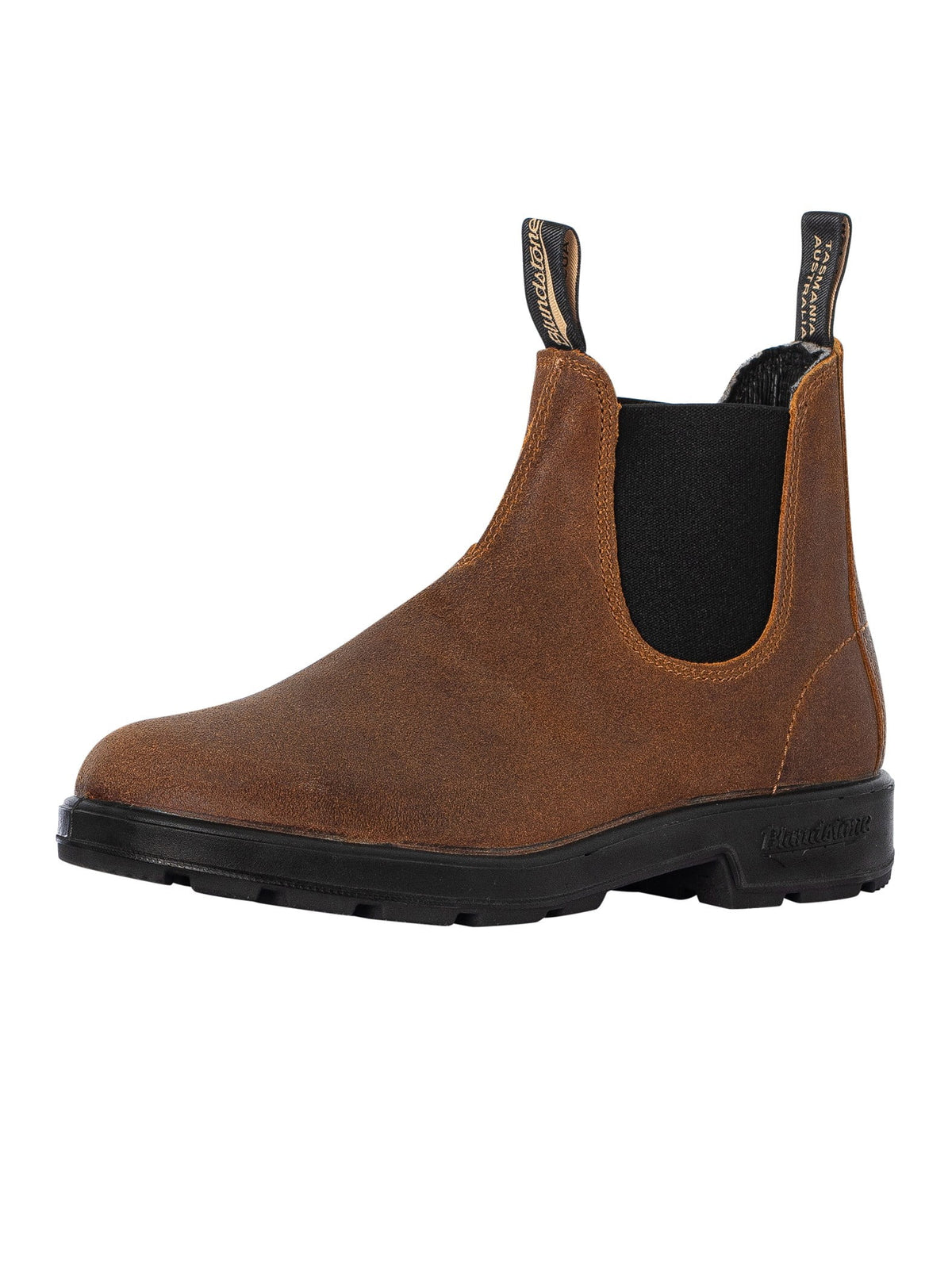Blundstone Waxed Suede Chelsea Boots, Brown