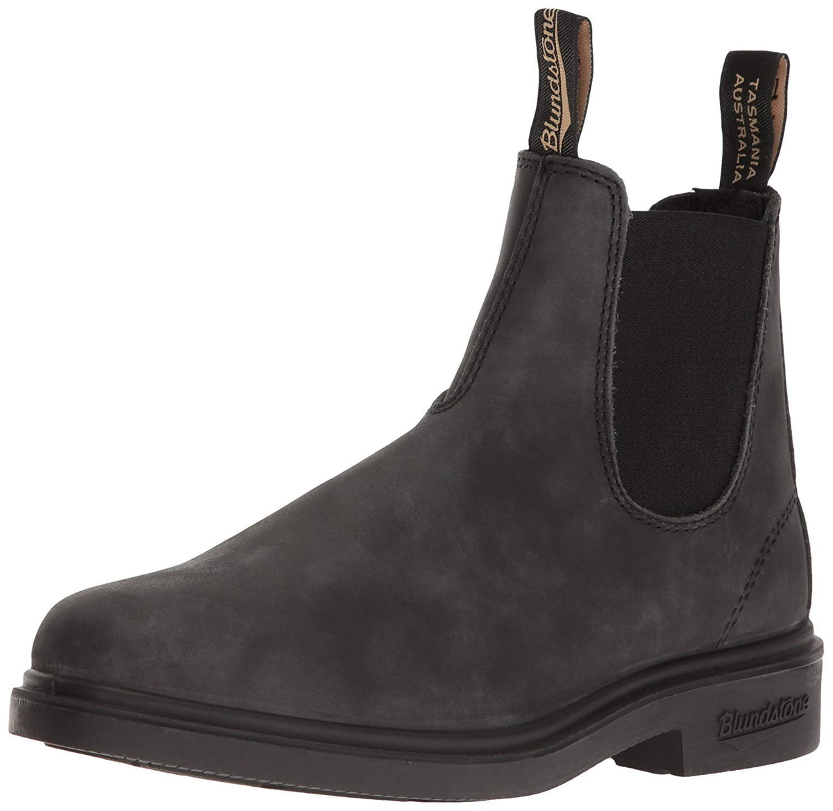 Blundstone Dress Series Chelsea Boot, Rustic Black, 11.5 M US Mens-10.5 AU