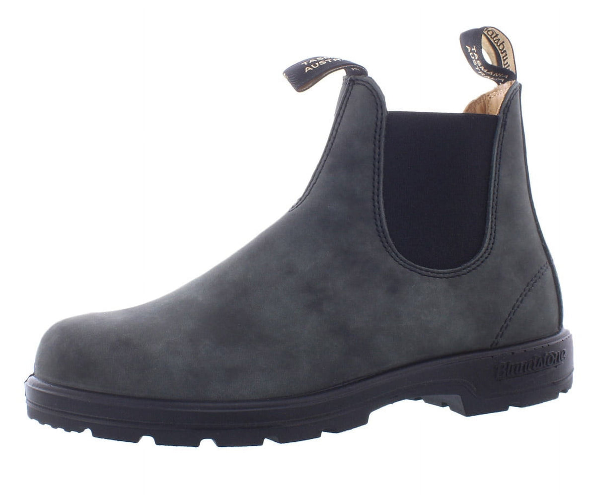 Blundstone Elastic Sided Lined Unisex Shoes Size 4.5, Color: Rustic Black